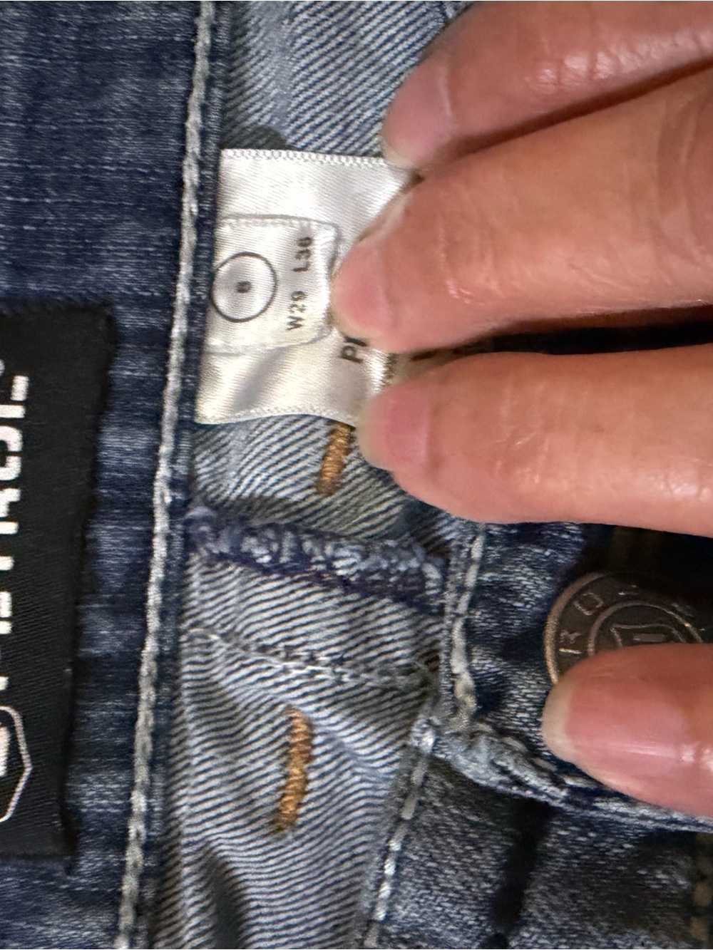 Petrol Blue Denim Jeans